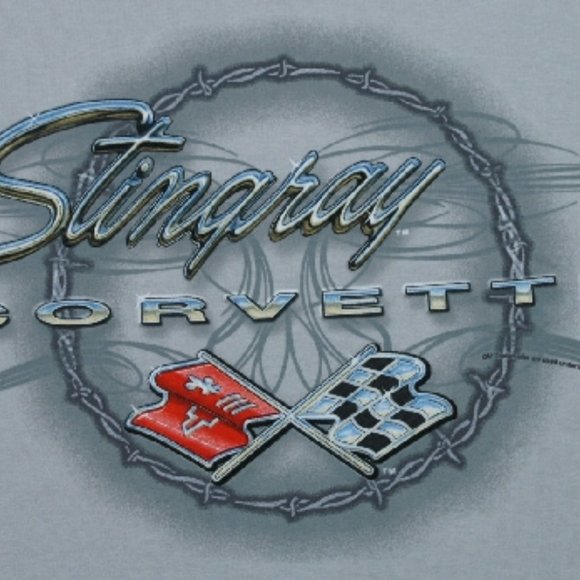 NOT FOR SALE - Corvette Stingray T-Shirt Light Gray NWT - Picture 4 of 5